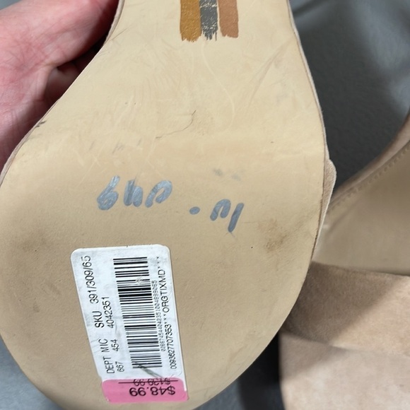 Sam Edelman Jade Suede Platform Heel. Size 10. - Picture 9 of 11